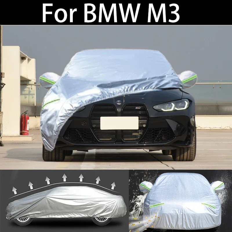 

For BMW M3 winter Car Cover Dustproof Outdoor Indoor UV Snow Resistant Sun rain Protection waterproof hail cover for car