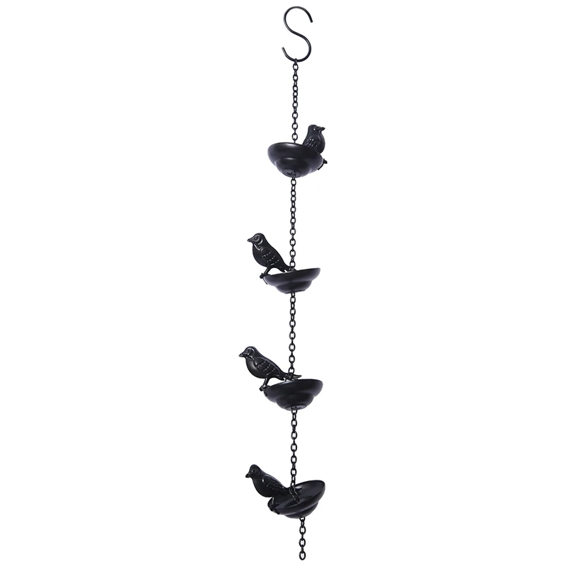 

YFYS Mobile Birds On Cups Rain Chain For Outside, Rain Chains For Gutters Downspouts Rain Chain For Home