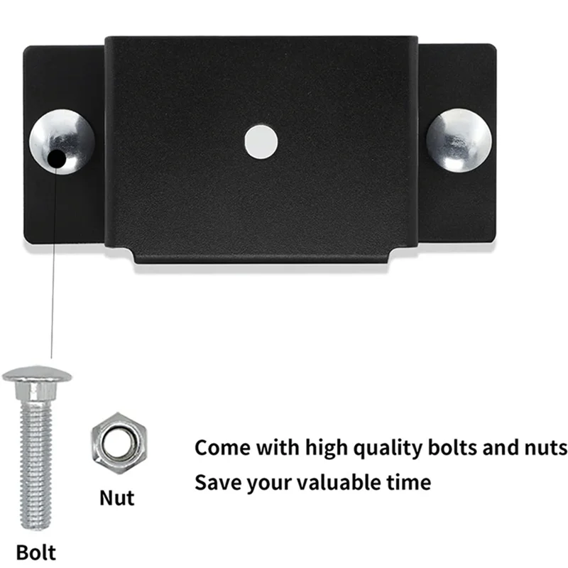 

A93E-For 2'' X 4'' Lumber, Utility Trailer Pocket For Trailers Heavy Duty Steel Powder-Coated Trucks Trailer Bracket