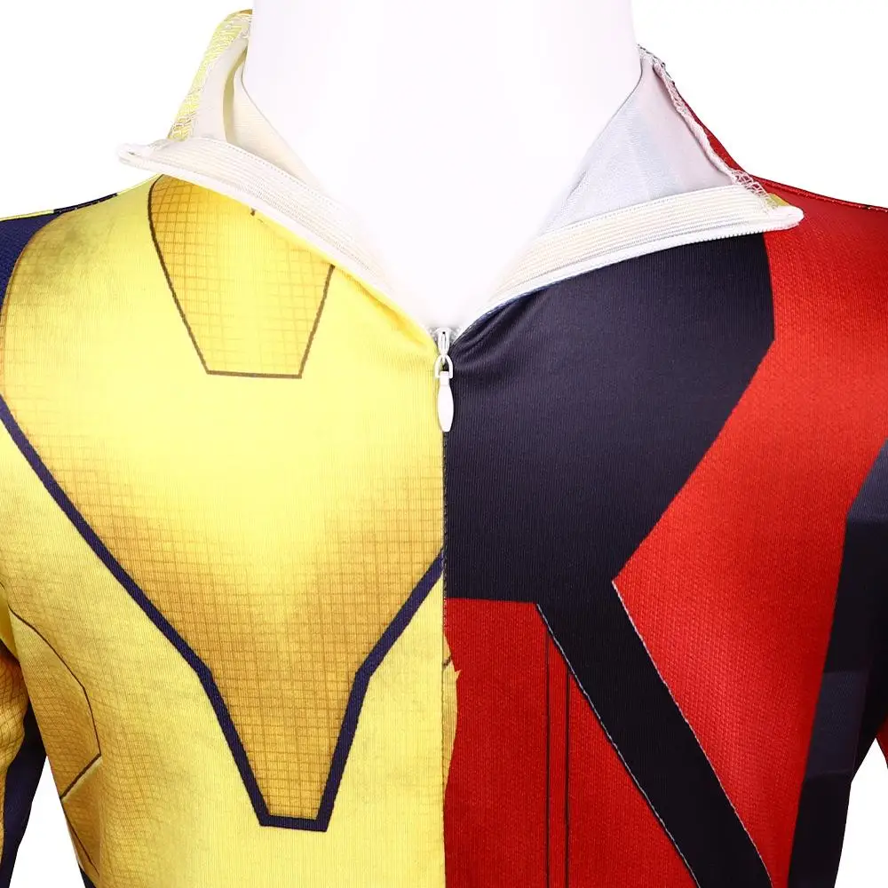 زي تنكري ضيق للجسم بتصميم ديدبول وولفرين، زي الهالوين، زي مسرحي نسائي، ملابس صينية تقليدية