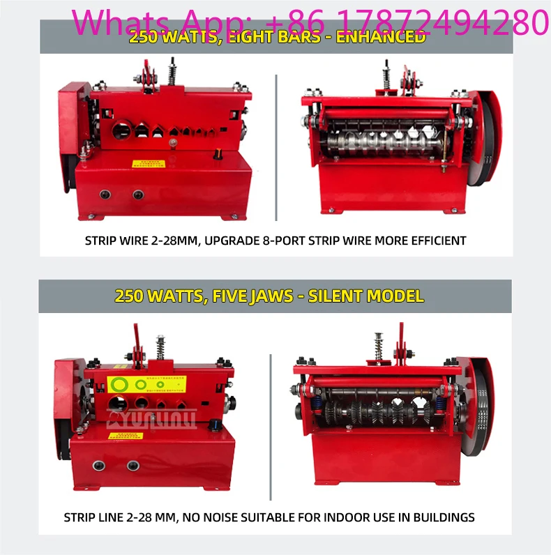 Fully Automatic Electric Wire Stripping Machine Copper Cable Stripping Machine Waste Wire Recycling Equipment