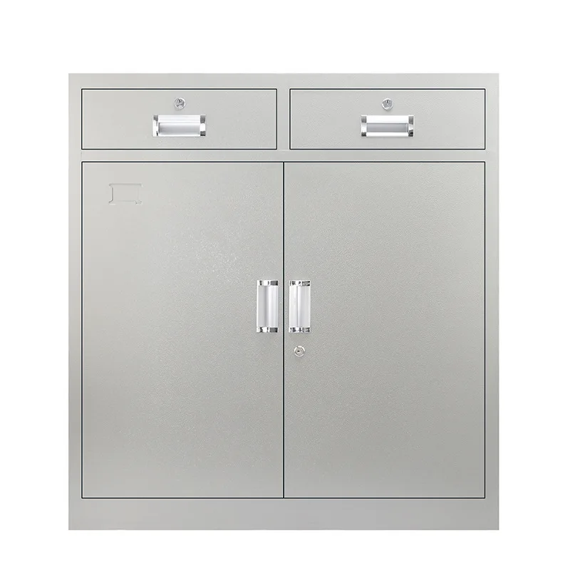 Two pumping lower section Steel sheet file with lock data Floor file Office locker