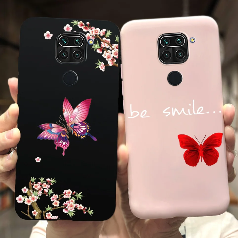 For Xiaomi Redmi Note 9 Case soft Cartoon Cat Pattern Printing Silicone Back Cover Case For Xiomi Redmi Note9 Note9 4G Bumper