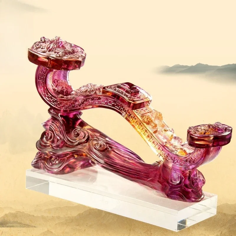 Dragon and Phoenix Chengxiang Glazed Ruyi Ornament Crafts Living Room Jewelry Home Wine Cabinet
