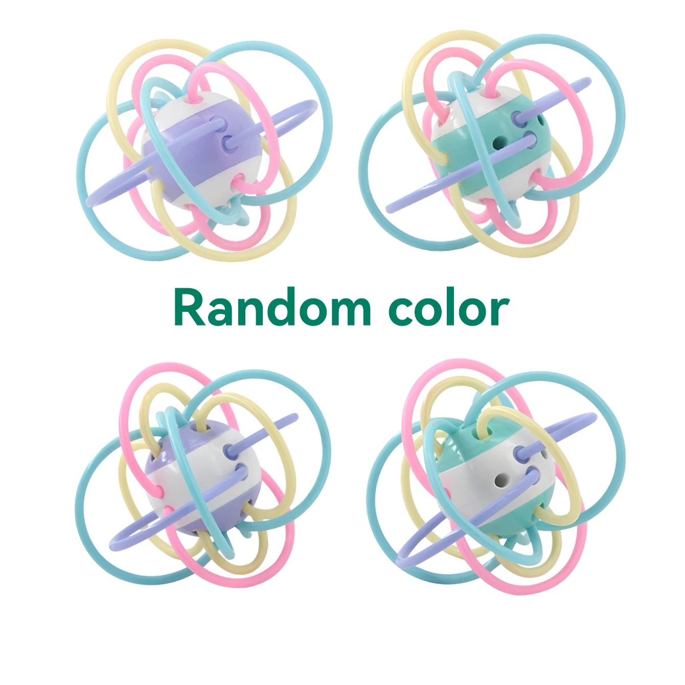 ألعاب الأطفال: كرة مانهاتن، كرة تسنين للأطفال، لعبة تسنين مطاطية ناعمة، كرة محمولة باليد للأطفال حديثي الولادة