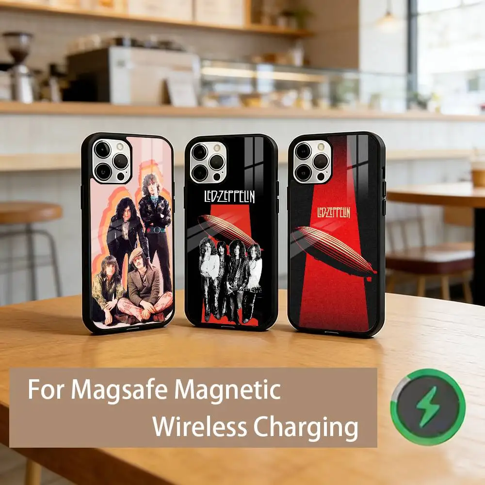 

L-Led Z-Zeppelin Rock Band Phone Case For iPhone17,16,15,14,13,12,11 Plus,Pro Magnetic with Magsafe Wireless Charging