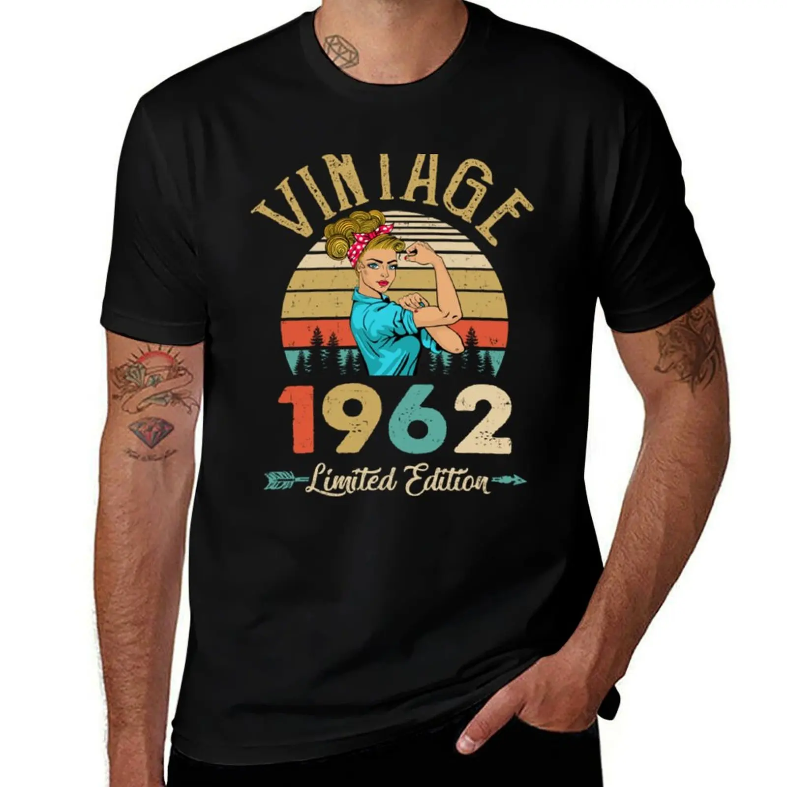 

Vintage 1962 60th Birthday Women 60 Years Old T-Shirt tops cheap stuff anime tshirt anime funny t shirts men