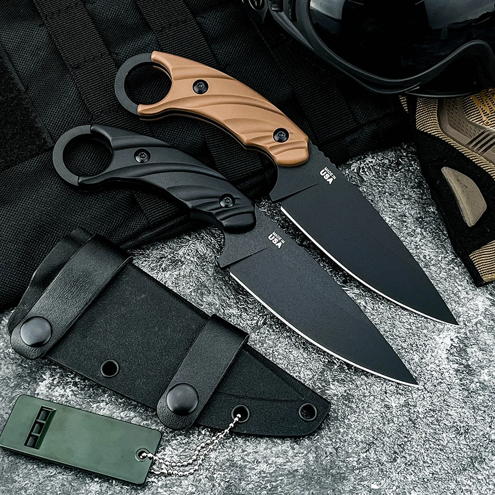 TPS CUT アウトドアアドベンチャー 8Cr13Movブ - Survival Knife Full Tang のレビューと価格