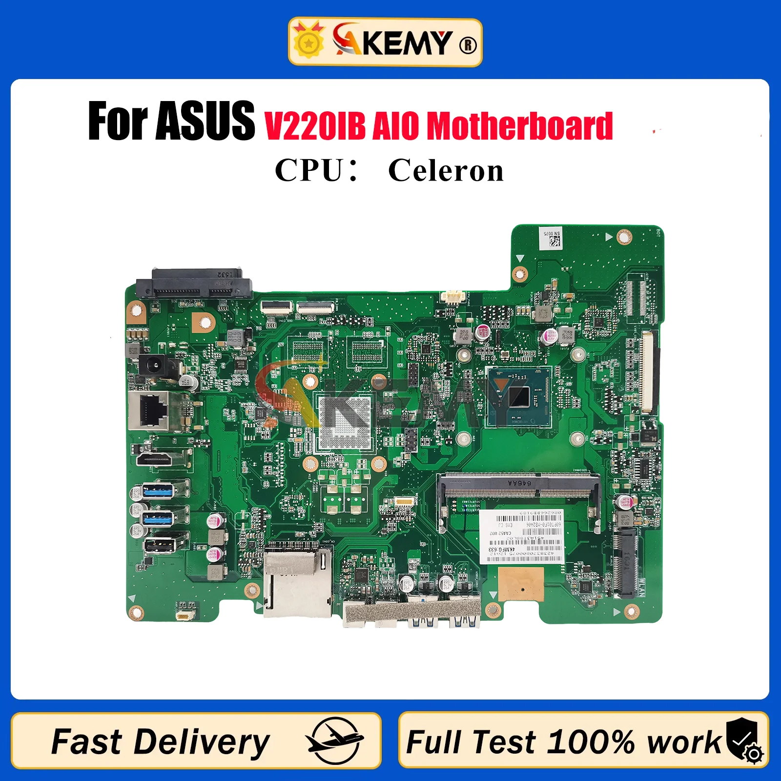 

V220IB Motherboard For ASUS Vivo AiO V220I V220IA V220IB V220IC Mainboard With Celeron CPU 100% tests OK fast shipping stk