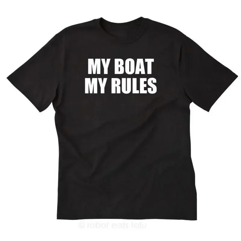 My Boat Rules T shirt Funny Hilarious Boater Boating Sailing