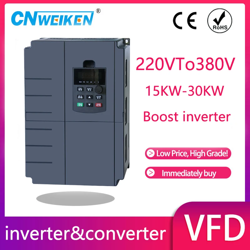 Imagem -02 - Inversor de Freqüência ac Saída de Fases ac Drive Converter 11kw 15kw 18.5kw 22kw 30kw 220v a 380v 415v 220v a 380v ac Drive