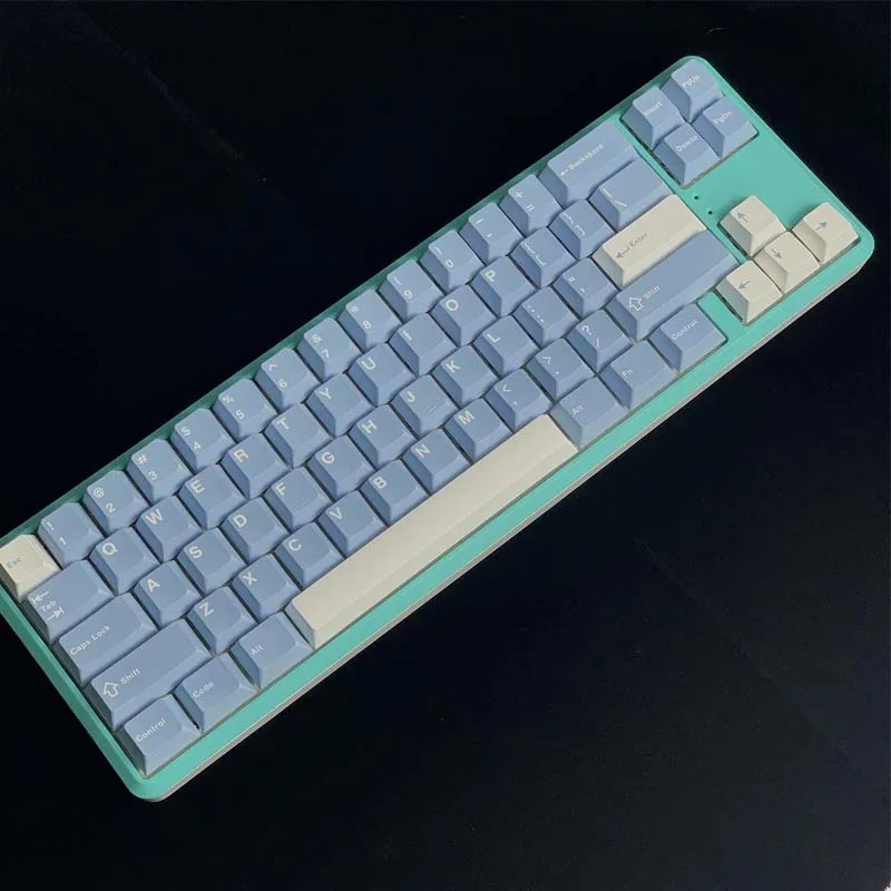 Duotone Cherry Profile Keycaps PBT Dye Sub Support 7U Enter Splite Space Compatible  Sugar/Eweadn/Zoom 65 Mechanical Keyboard