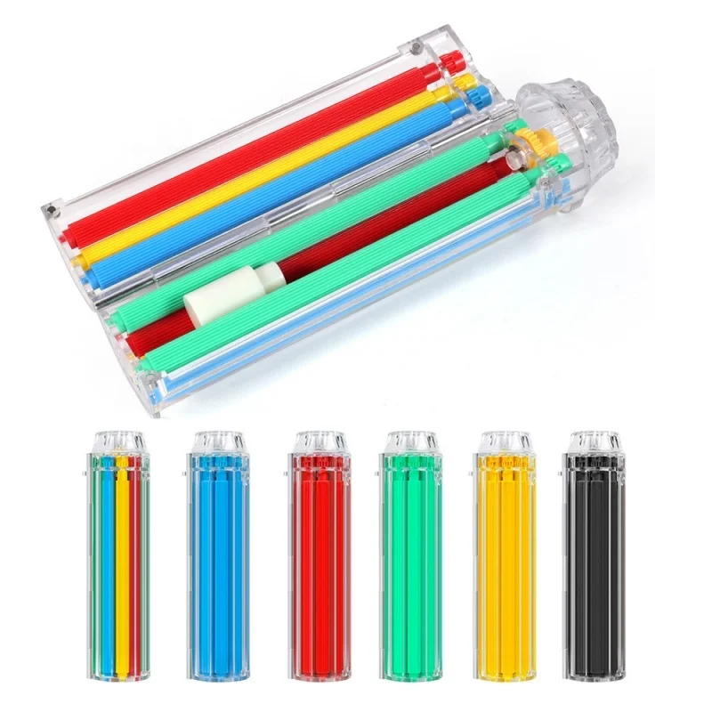 

8mm Manual Cigarette Rolling Machine, Plastic Hand Crank Herb Roller, Portable DIY Smoking Accessories, Home Use Tobacco Tool