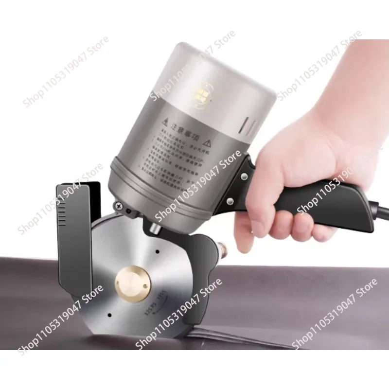 Electric Round Knife Cutting Machine Electric Cloth Leather Blanket Fabric Cardboard Cutter Cutting Thickness 4.5CM
