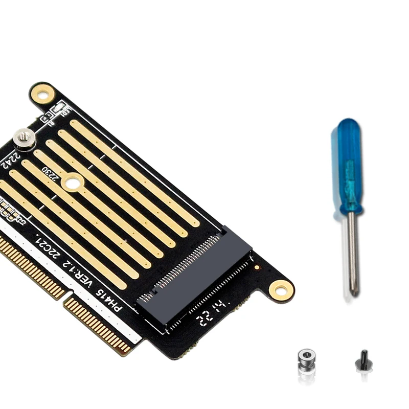 A1708 SSD Adapter Card Reader M Key NVMe M2 SSD Adapter Card NGFF M.2 SSD Riser for Apple Macbook Pro Retina 13" A1708 2016 2017