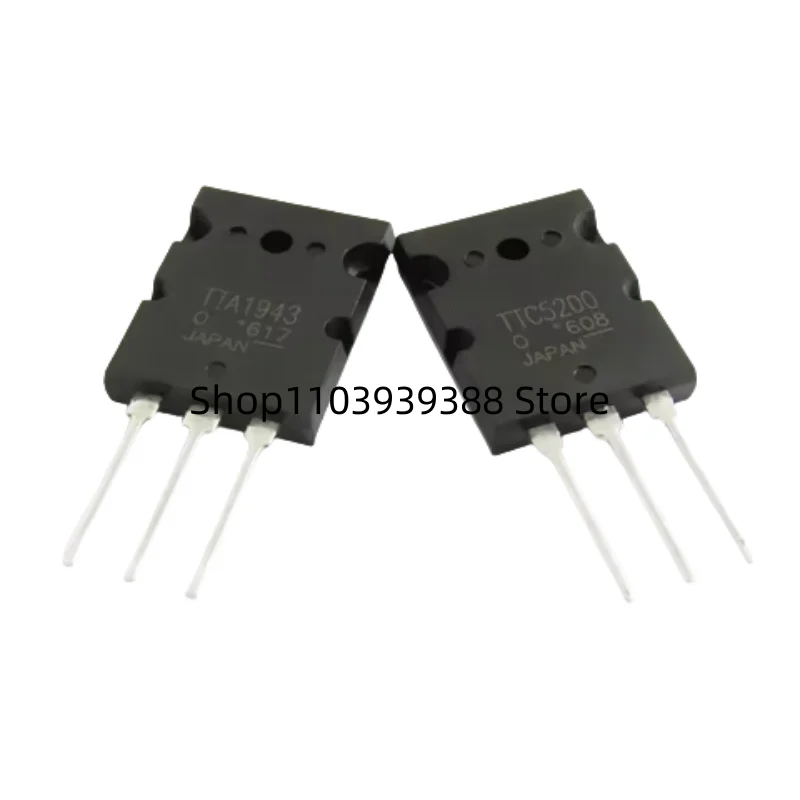 

(5pair-50pair) 100% New Imported Original TTA1943 TTC5200 A1943 C5200 TO-264 High-Power Amplifier 15A 230V 150W