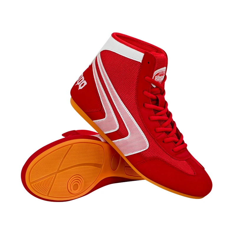 Professional Boxing Wrestling Shoes Breathable Non-slip Indoor Sports Footwear for Martial Arts Fighting & Fitness Training Men - view 4