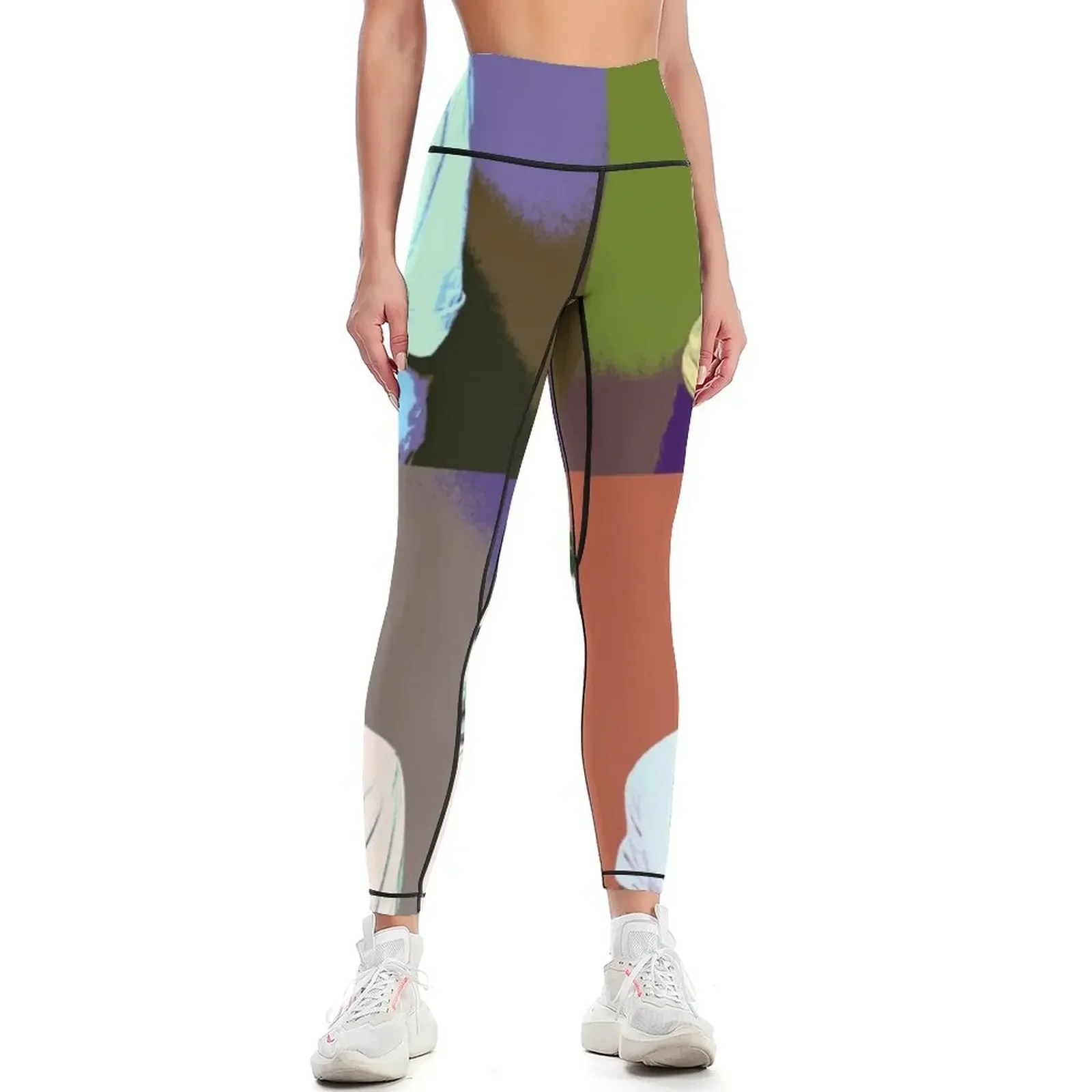 

Hugh Grant Pop Art Leggings active wear Women's sportswear gym's clothing joggers for Womens Leggings