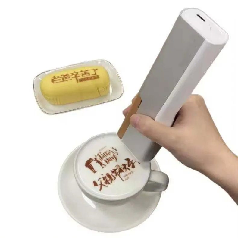 

Coding Equipment Inkjet Design Logo Printing Portable Latte Art Printing Machine for Coffee Shops Cafes Coffee Printer Machine