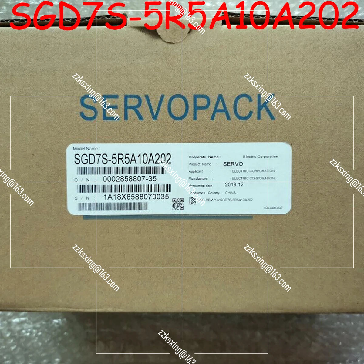 Brand New SGD7S-5R5A10A202   Original Servo Driver