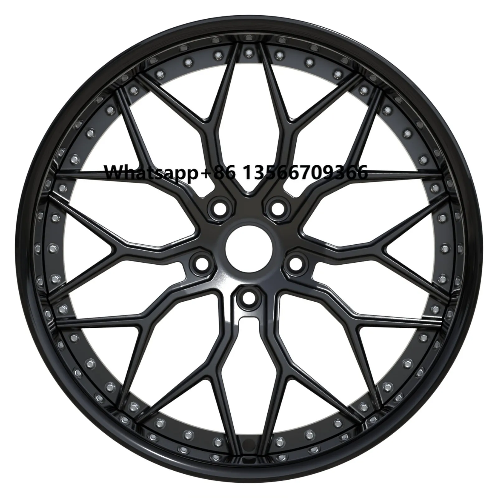 

Custom 2pc 3pc Forged Wheel Gloss Black 16-24 Inch Deep Dish Concave Forged Alloy Wheel Rims for Luxury Cars lamborghini Urus