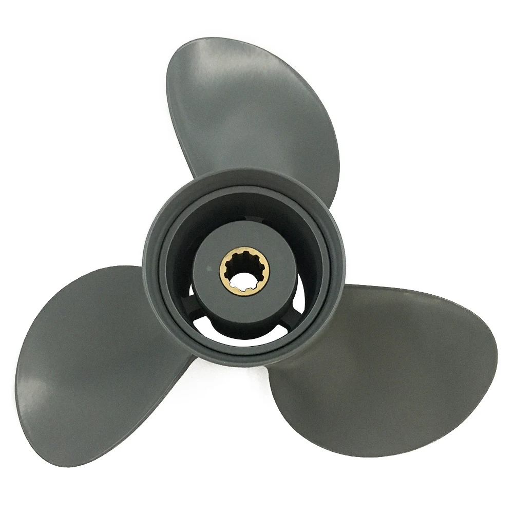 

Boat Propeller 9 7/8x13 for Honda 25HP-30HP 3 Blades Aluminum 10 Tooth RH OEM NO: 58130-ZW2-F41ZA 9.875x13