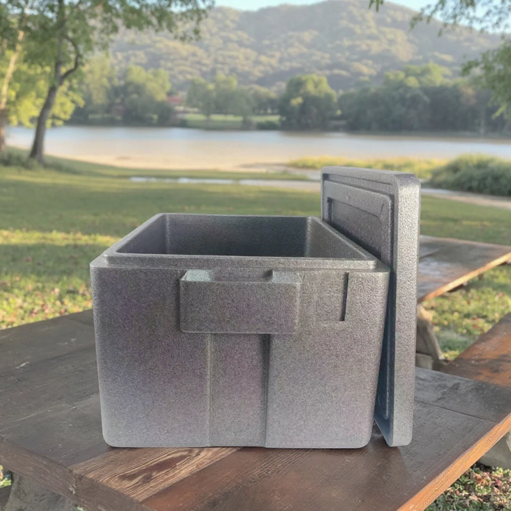 EPP-68L Epp ضوء رغوة الغذاء الباردة تخزين نزهة التخييم الشواء صندوق تبريد للبيع صندوق معزول