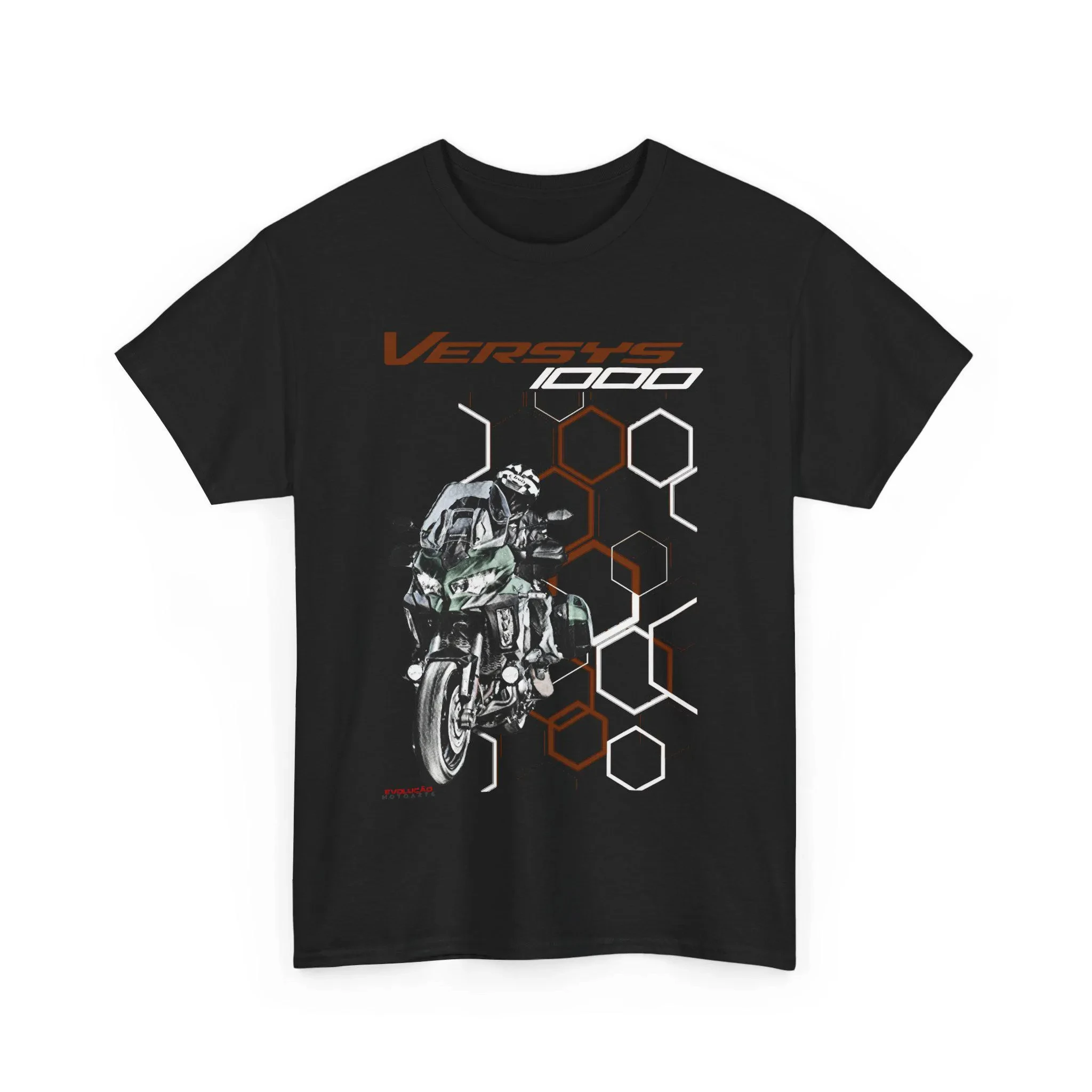 

Kawasaki Versys 1000 Printed Cotton T-shirt 2026 Summer Men's and Women's Harajuku Clothing Fashion Casual Motorcycle T-shirt