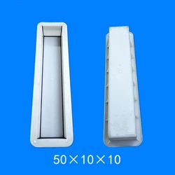 50*10*10 Cement Warning Column Mold Road Flat Stone Curb Stone Module Highway Milestone Plastic Abrasive