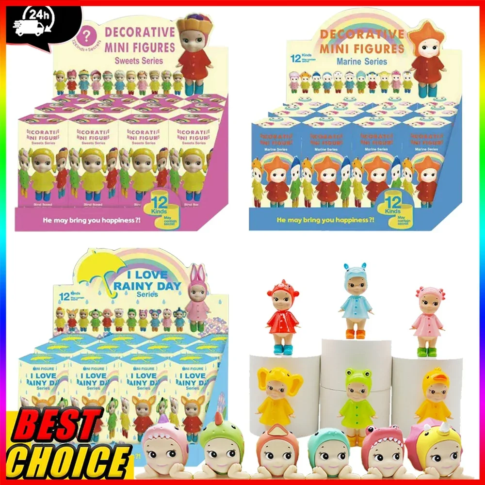 

Sonny Angel I Love Rainy Day Series Blind Box Cute Mini Figure Anime Character Doll Model Decoration Toy Children Gift Surprise