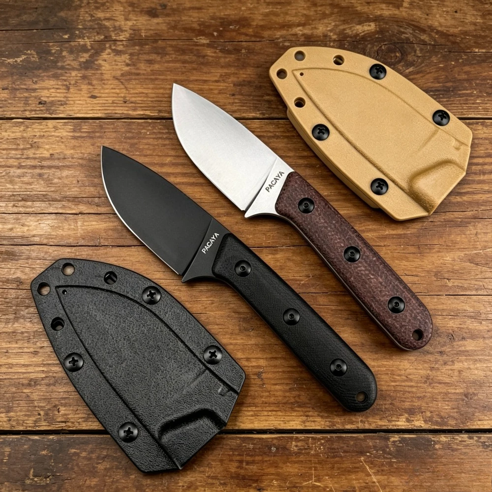 Cuchillo Recto Portátil Ligero - Camping Cooking Knife With Sheath reseña y precio