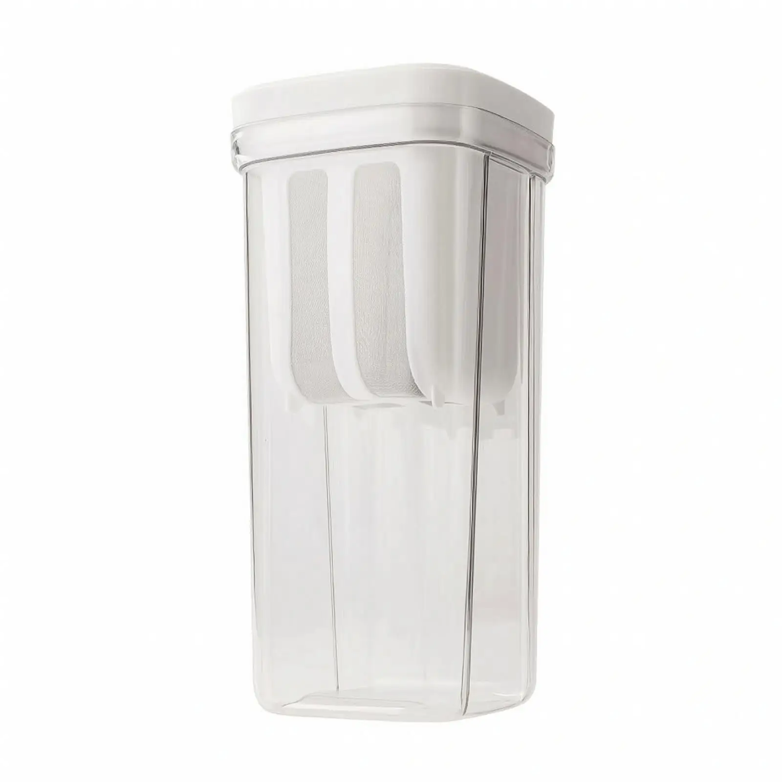 Kitchen Yogurt Strainer with 304 Stainless Steel Fine Mesh and PP Rectangular Container for Thick Dairy and Soft Food Straining