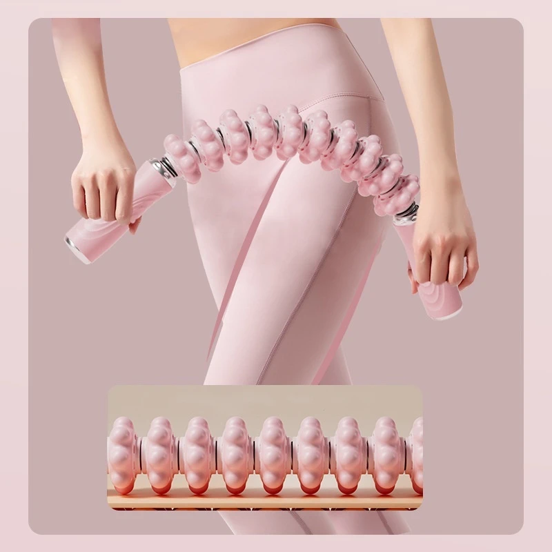 Using multiple yoga massage sticks and  rollers, it is convenient to adjust the angle and strength, relax various parts of the s