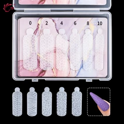 TP 60pcs 5 Types French Forma Dual Sticker Nail Forms Soft Silicone Pad French Extend Nail Stencil Dual Form French Insert Nail