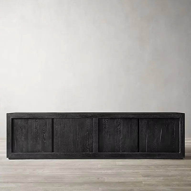 Wood Simple Tv Cabinet Brown Italian Minimalist Storage Luxury Tv Cabinet Living Room Nordic Fernsehtisch Furniture For Home