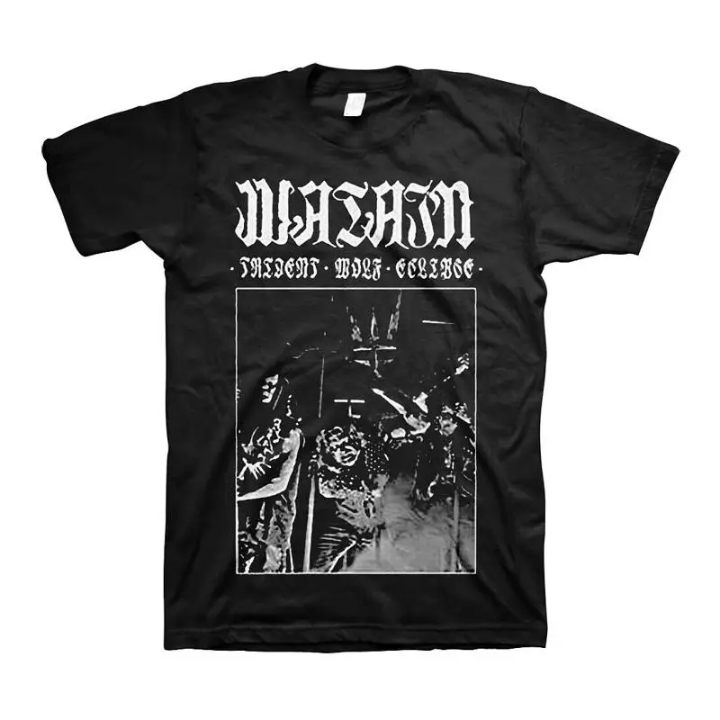 قميص WATAIN cd lgo ترايدنت وولف الكليبس 2XL جديد غير قانوني