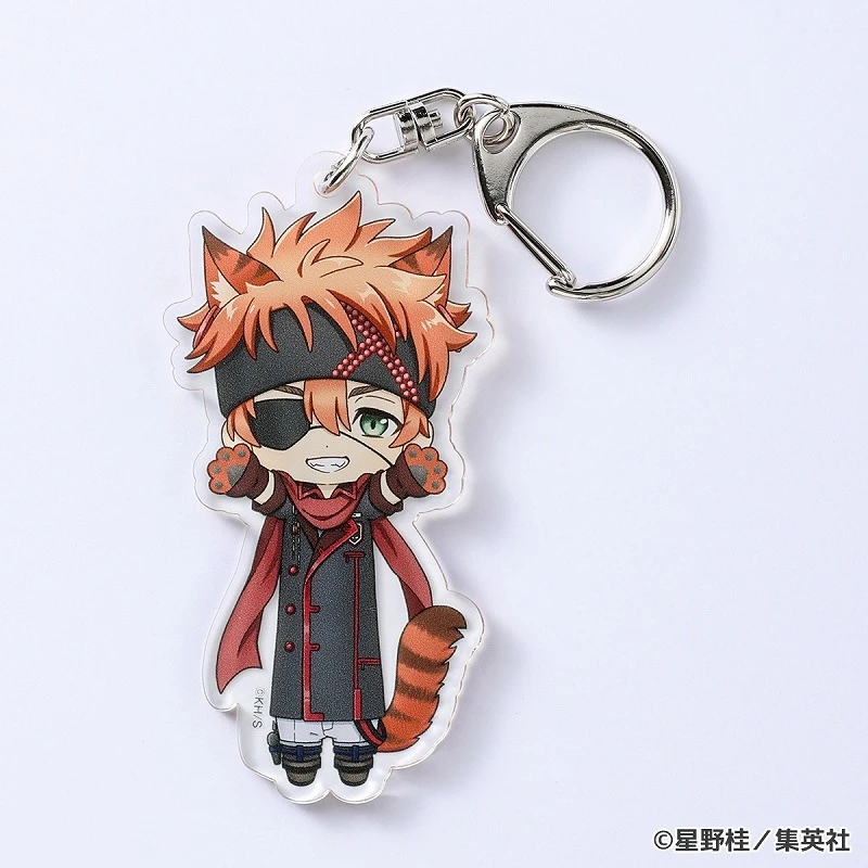 D.Gray-man KeyChain Women Cat Ear Key Chain for Men Allen Walker