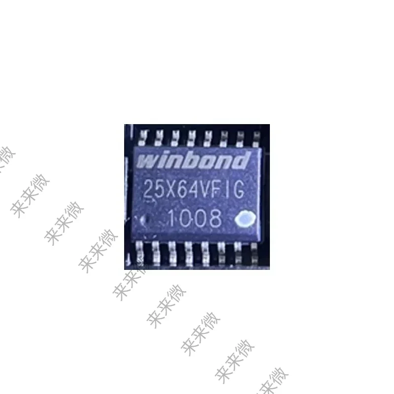 10pcs W25X64VFIG SOP-8 Non-Volatile Serial SPI Flash Storage Integrated Circuit Electronic Components One Stop BOM List Matching