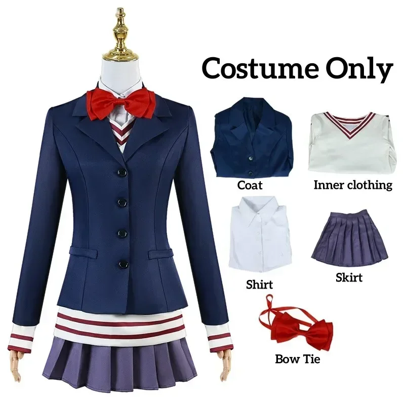 Хэллоуин Косплей Костюм pour filles, Dandadan Akura Momo, Ayase, Aira Shiratori, униформа noir, пот от всего подходит Noël