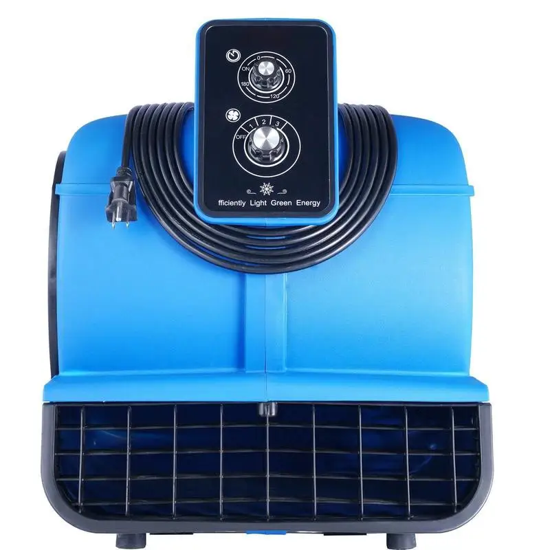 

Floor Blower, 1/2 HP, 2600 CFM Air Mover for Drying and Cooling, Portable Carpet Dryer Fan with 4 Blowing Angles and Time Function, for Janitorial, Home, Commercial, Industrail Use, ETL Listed