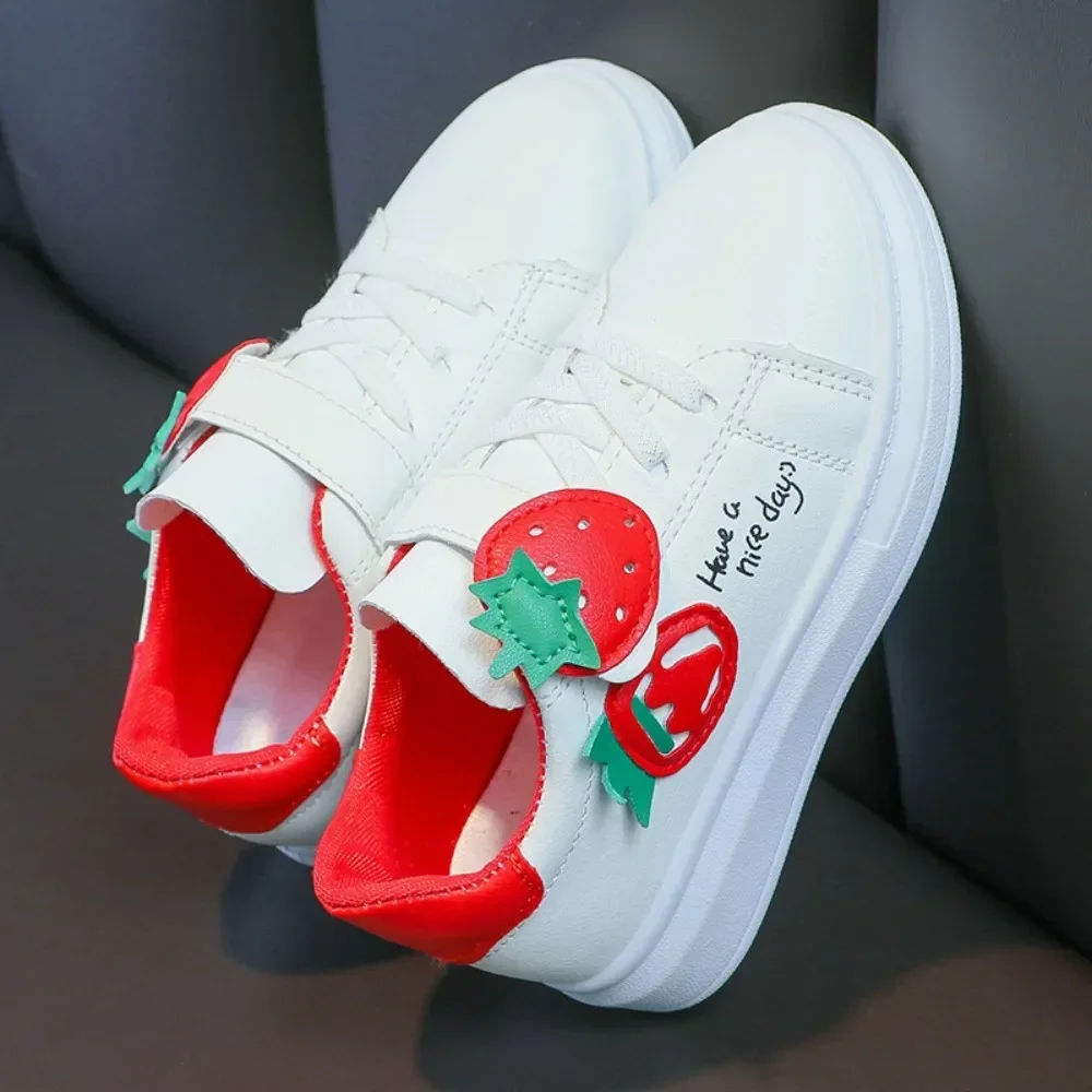 girl shoes 2025 spring autumn sports shoes children's soft-soled sneakers student skate shoes casual shoes