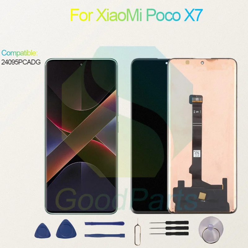 Test Before Ship For XiaoMi Poco X7 Display Touch Screen Digitizer Panel Assembly Lcd Screen 24095PCADG Poco X7 Screen Display
