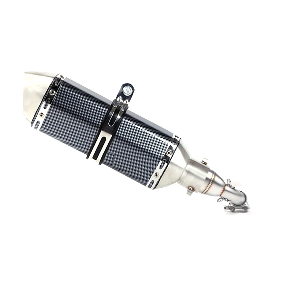 TNT135 FULL SYSTEM EXHAUST FOR BENELLI TNT 125 135 MOTOCYCLE EXHAUST MUFFLER FRONT PIPE TUBE TNT135 MOTORCYCLE EXHAUST