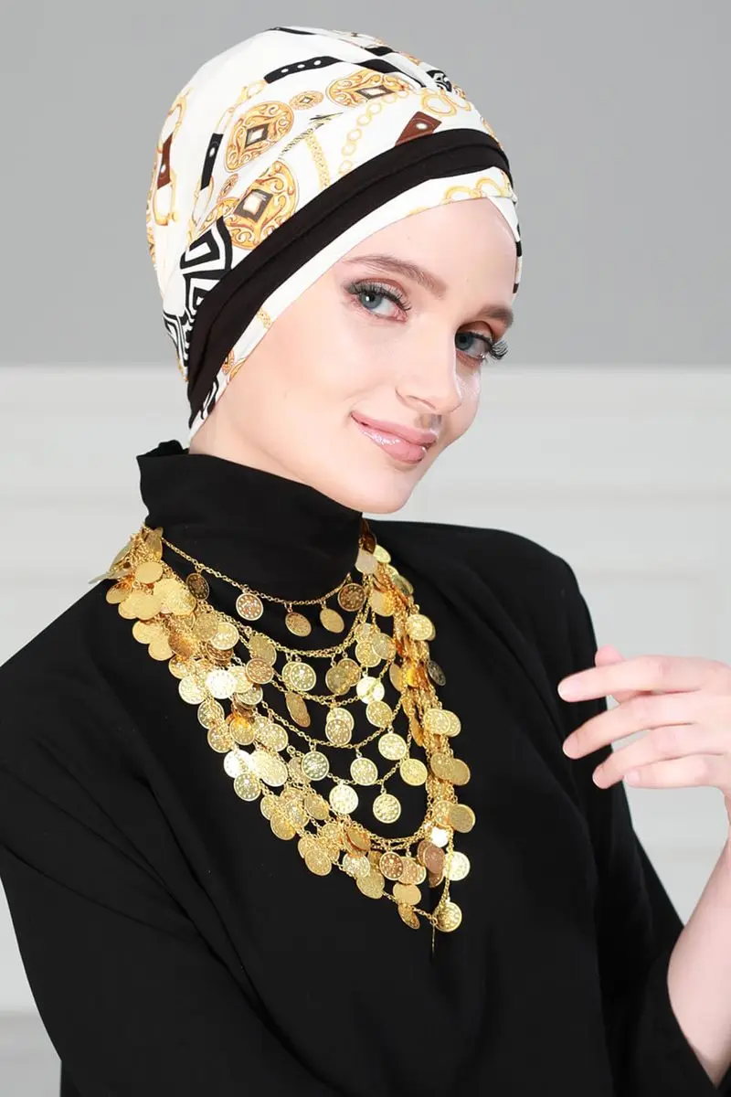 Patrón elegante de hueso peinado de doble Color