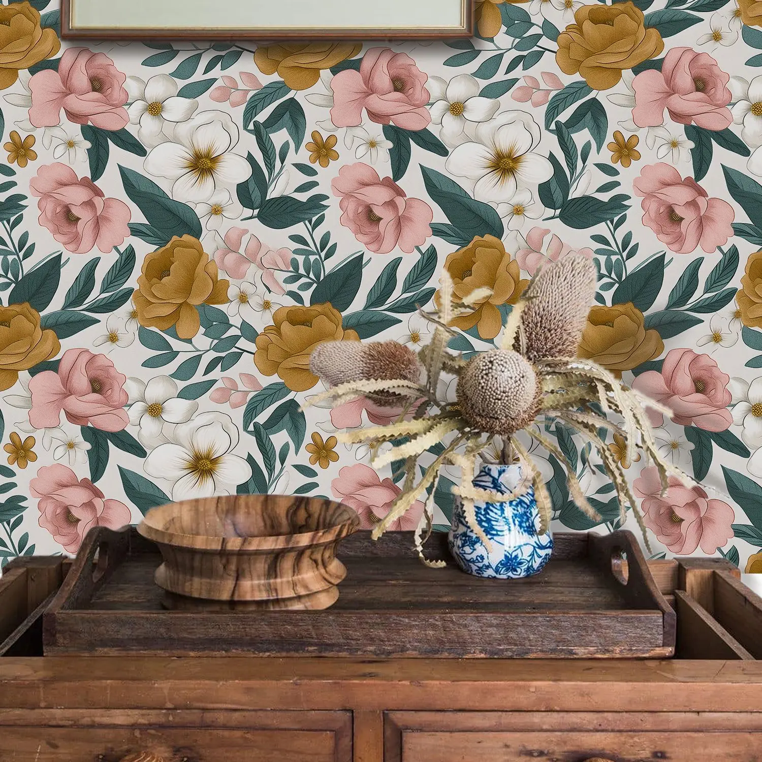 

Розовые, белые цветы, обои для гостиной, спальни, фреска, самоклеящиеся цветочные обои, водонепроницаемые