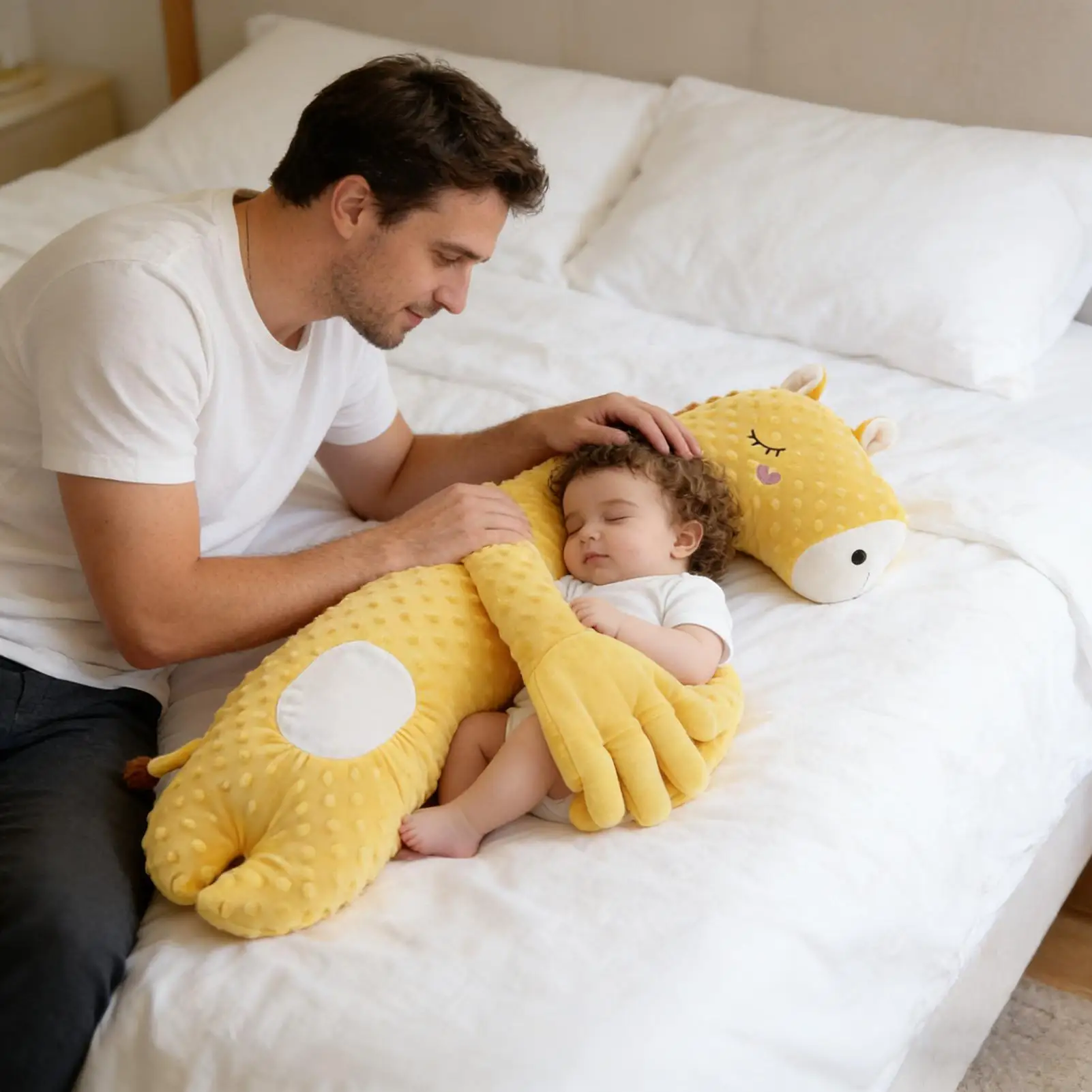 Kids Soothing Patting Hand With Music Soft Giraffe Kids Butt Patter For Sleep For Boys Girls Children Parents Home Bedroom