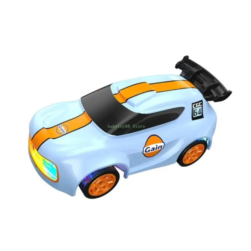 

Y4UD Diecast Model Car Remote Control Cool Light Four-wheel Drift Vehicle for Kids