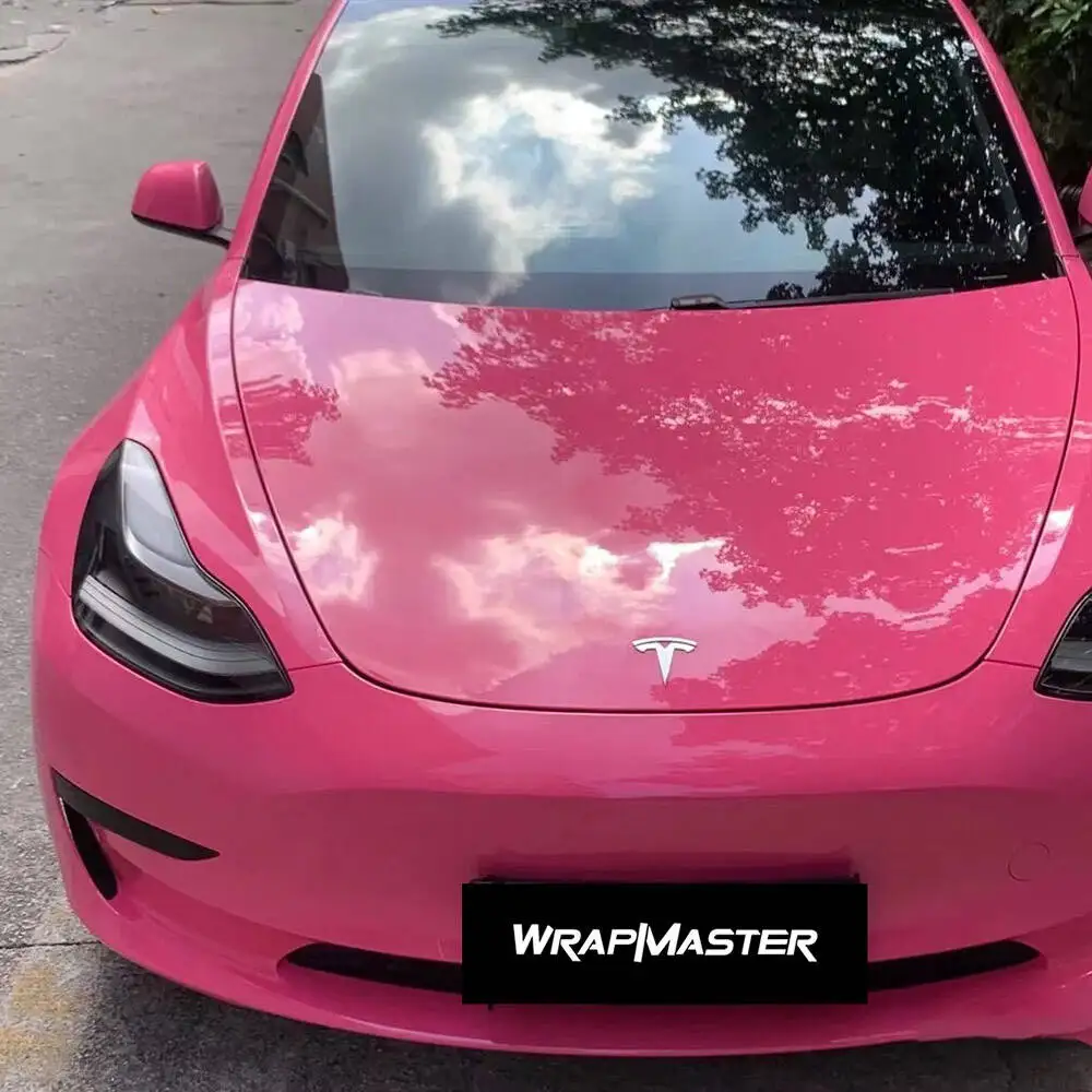 

PET Liner Vehicle Stickers Glossy Crystal Vinyl Car Wrap Foil