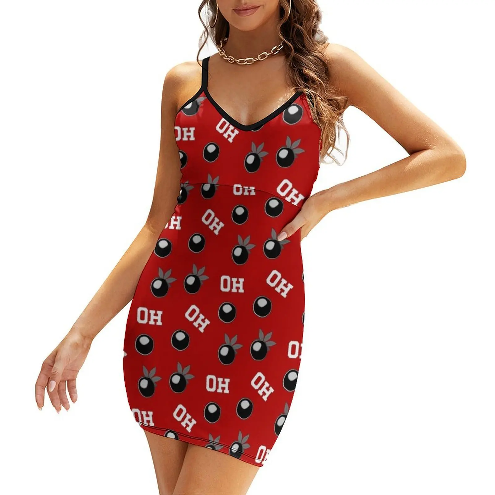 

Black and White Buckeye Pattern Sling Dress Bride dresses summer dress for women 2025