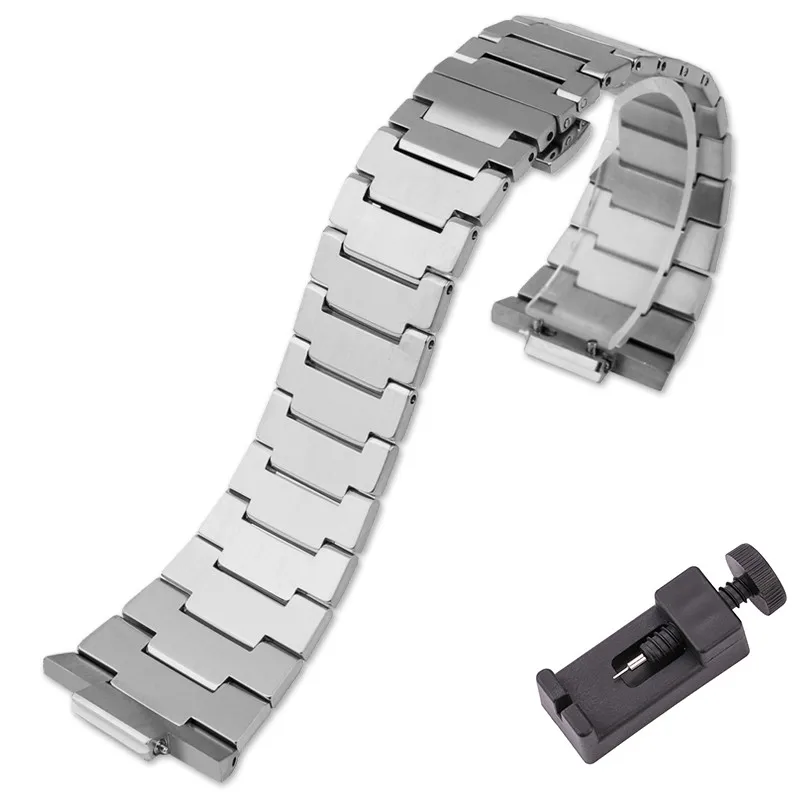 Solid Stainless Steel And Silicone Strap for Tissot PRX 35mm Series T137.210.11.351.00 Women Style Dedicated Interface WatchBand